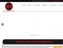 Tablet Screenshot of bbpipetools.com